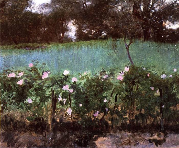 Landscape with Rose Trellis — John Singer Sargent
