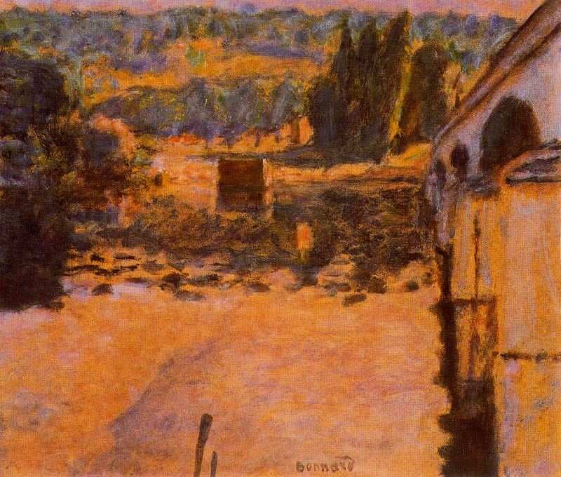 The Pont de Vernon — Pierre Bonnard