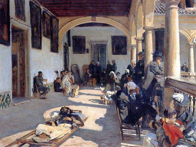Hospital at Granada — John Singer Sargent