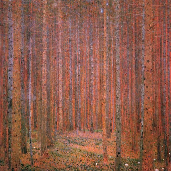 Fir Forest I — Gustav Klimt
