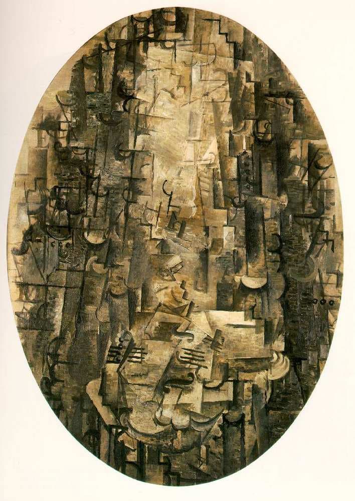 Man with a violin — Georges Braque