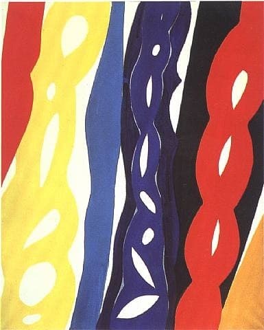 Streifen, WZ 1221 — Ernst Wilhelm Nay