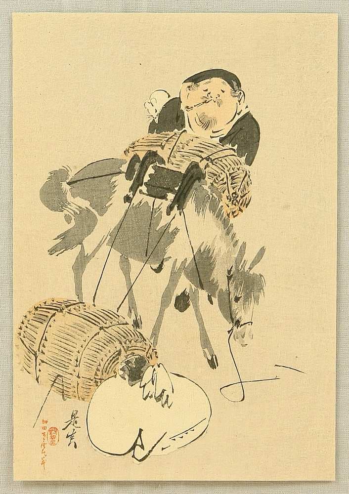 Daikoku and Mouse — Shibata Zeshin