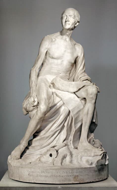 Voltaire Nude — Jean-Baptiste Pigalle