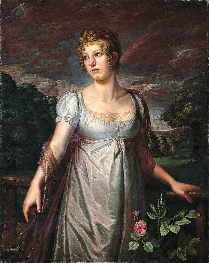 Portrait of Wilhelmina Sophia Helwig — Philipp Otto Runge
