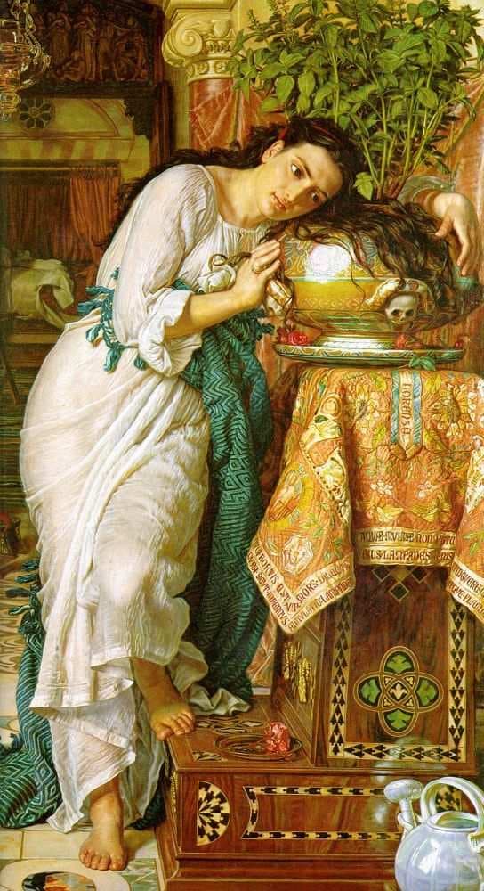Isabella and the Pot of Basil — William Holman Hunt