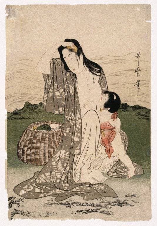 Pearl Divers — Utamaro