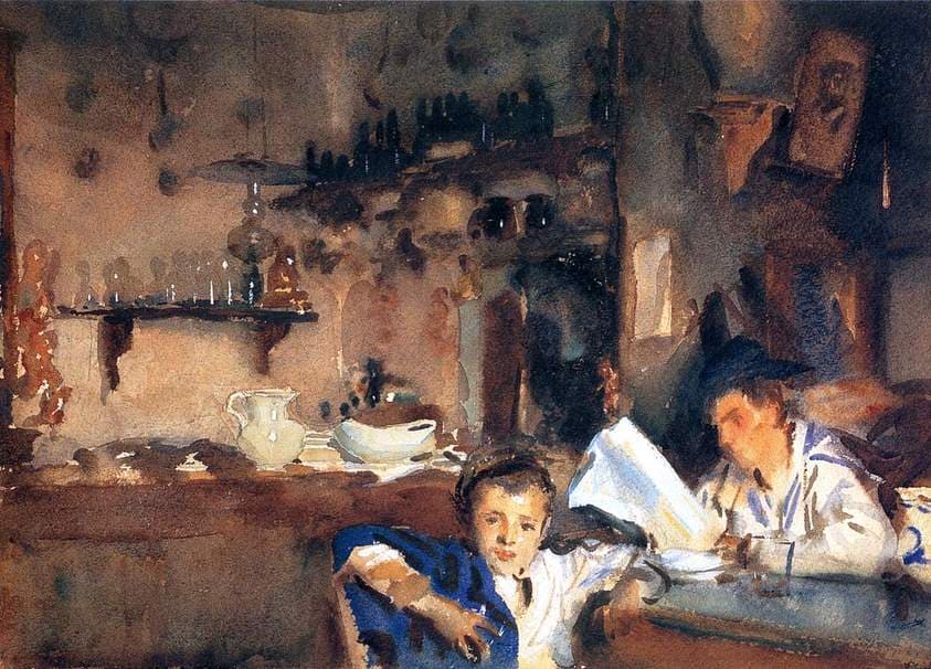 Venetian Interior — John Singer Sargent