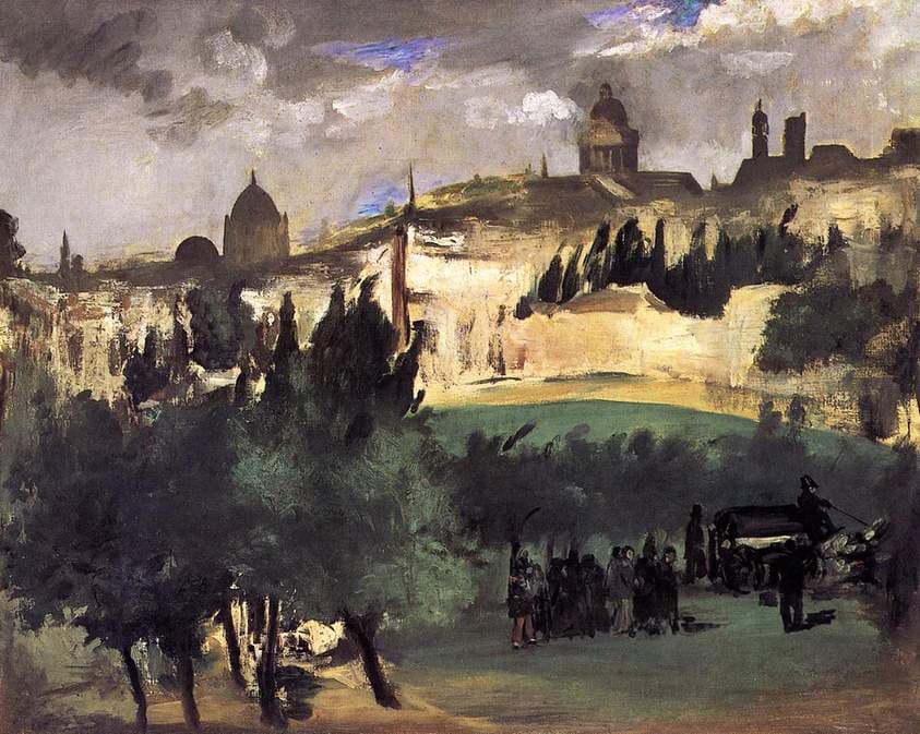 The burial — Édouard Manet