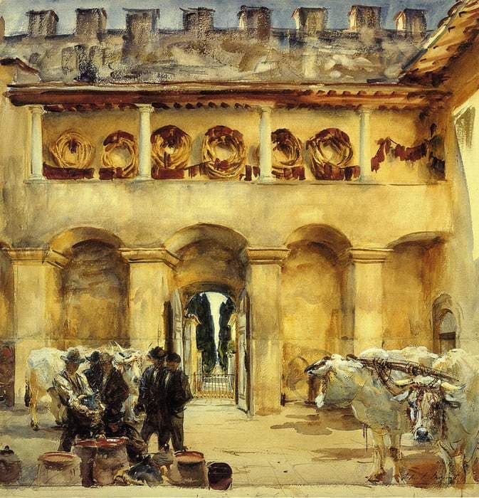 Florence. Torre Galli — John Singer Sargent