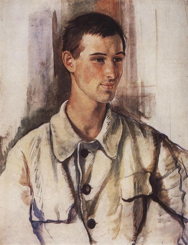 Portrait of V. M. Dukelsky — Zinaida Serebriakova