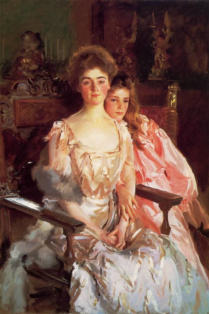 Mrs Fiske Warren (Gretchen Osgood) and her Daughter Rachel — John Singer Sargent