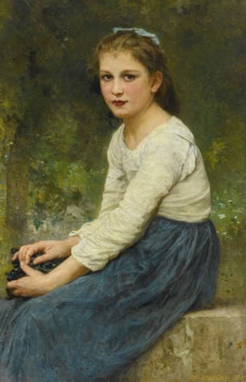 Girl with Grapes — William-Adolphe Bouguereau