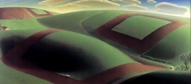 Spring Turning — Grant Wood