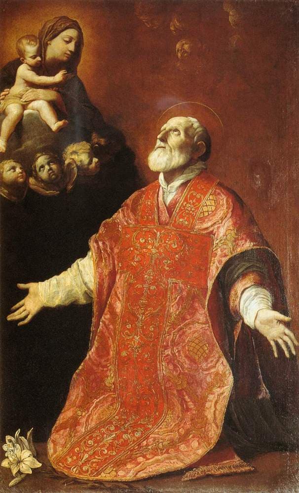 St Filippo Neri in Ecstasy — Guido Reni