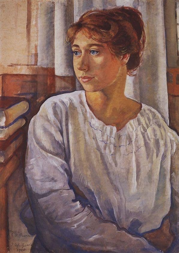 Portrait of E.I. Finogenova — Zinaida Serebriakova