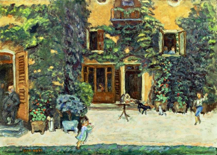 Playing Catch (also known as Children in a Garden) — Pierre Bonnard