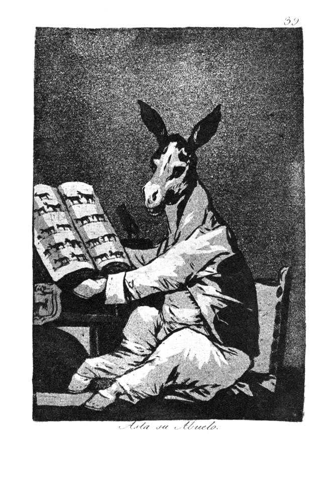 As Far back as his Grandfather — Francisco Goya