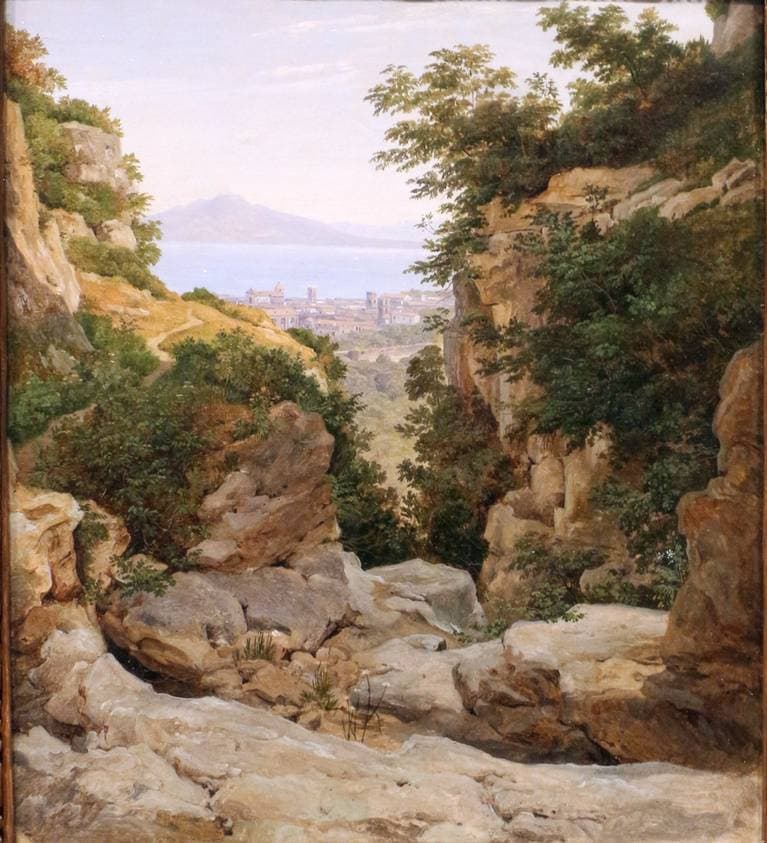 Italian landscape — Heinrich Reinhold