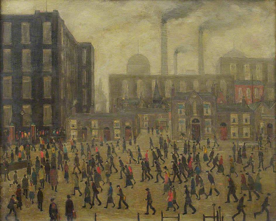 Going to the Mill — L.S. Lowry