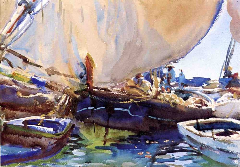 Melon Boats — John Singer Sargent