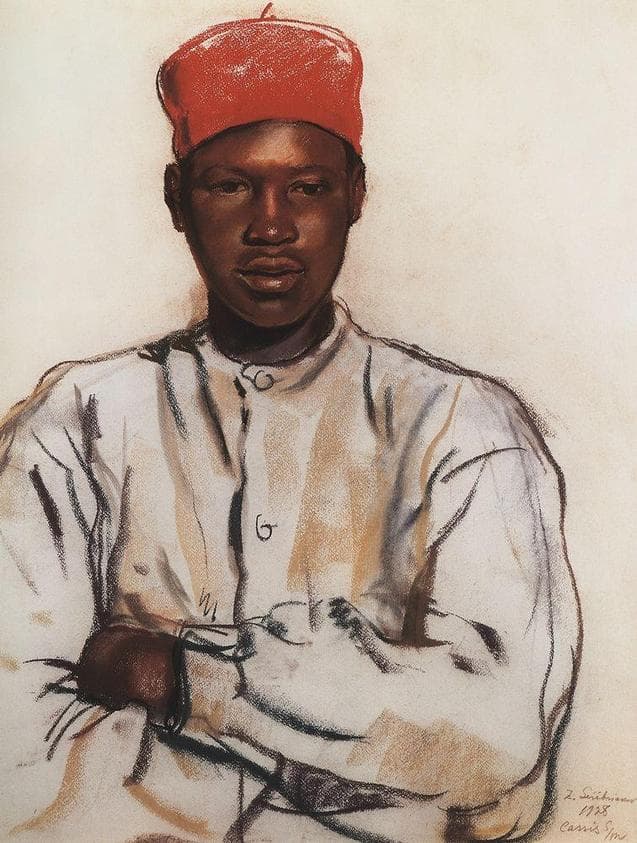 Senegalese soldier — Zinaida Serebriakova