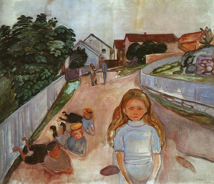 Street in Asgardstrand — Edvard Munch