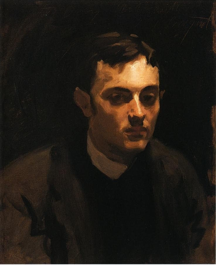 Portrait of Albert de Belleroche — John Singer Sargent