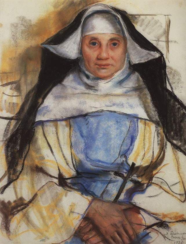 A nun of Cassis — Zinaida Serebriakova