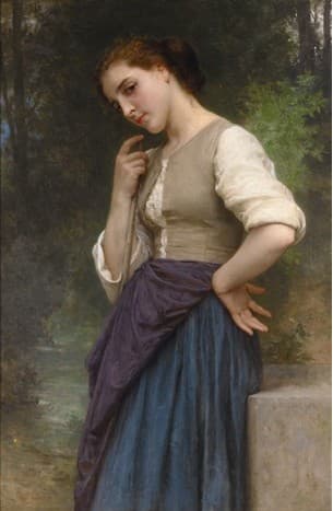 The Shepherdes — William-Adolphe Bouguereau