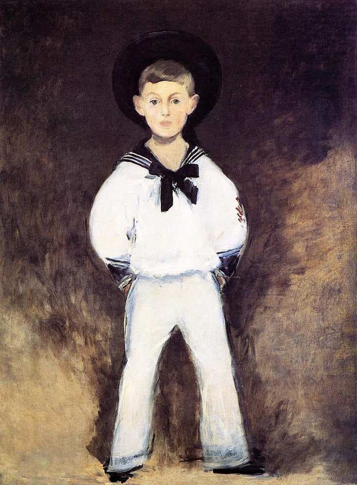 Portrait of Henry Bernstein as a Child — Édouard Manet