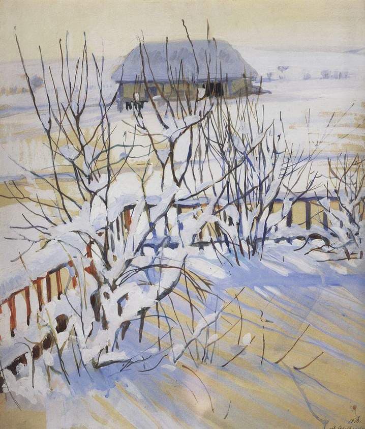 Winter landscape. Neskuchnoye — Zinaida Serebriakova