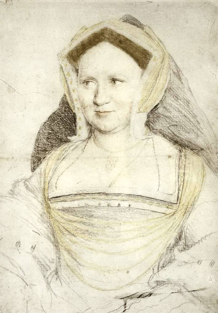 Portrait of Lady Mary Guildford — Hans Holbein the Younger