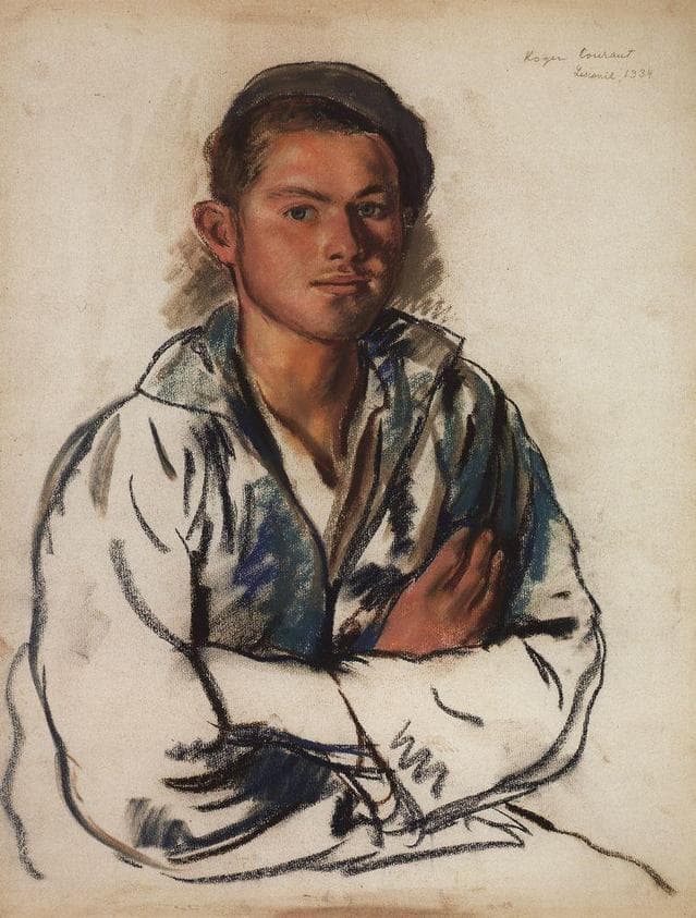 Portrait of a young fisherman — Zinaida Serebriakova