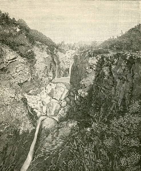 Cascata Di Gursci Presso Strambinello — Giuseppe Barberis