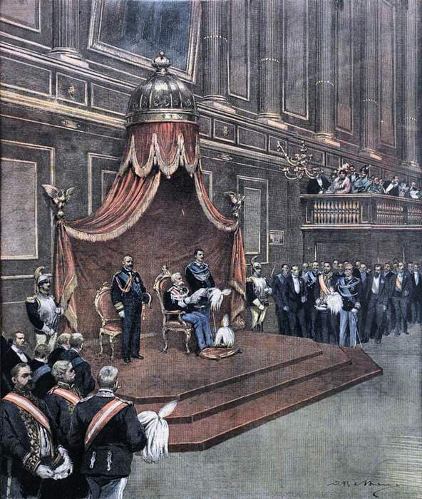 Inauguration of the III Session of the XX Legislature — Achille Beltrame