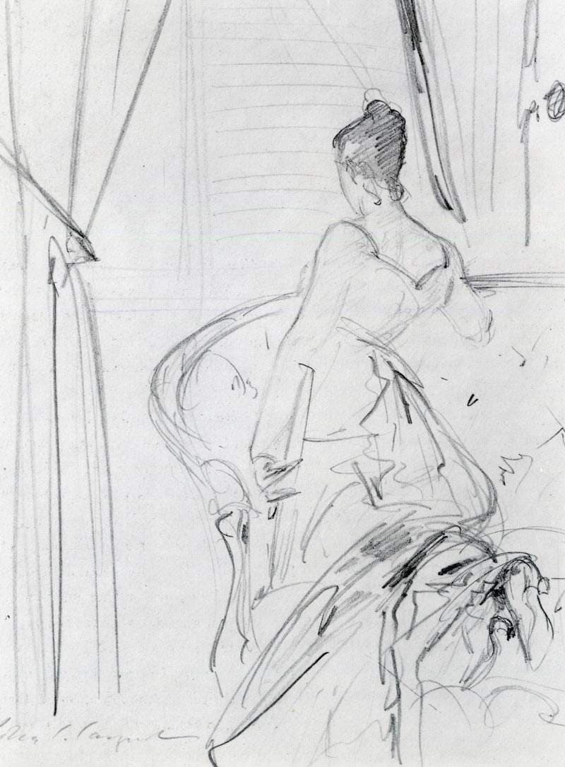 Study for Madame X — John Singer Sargent