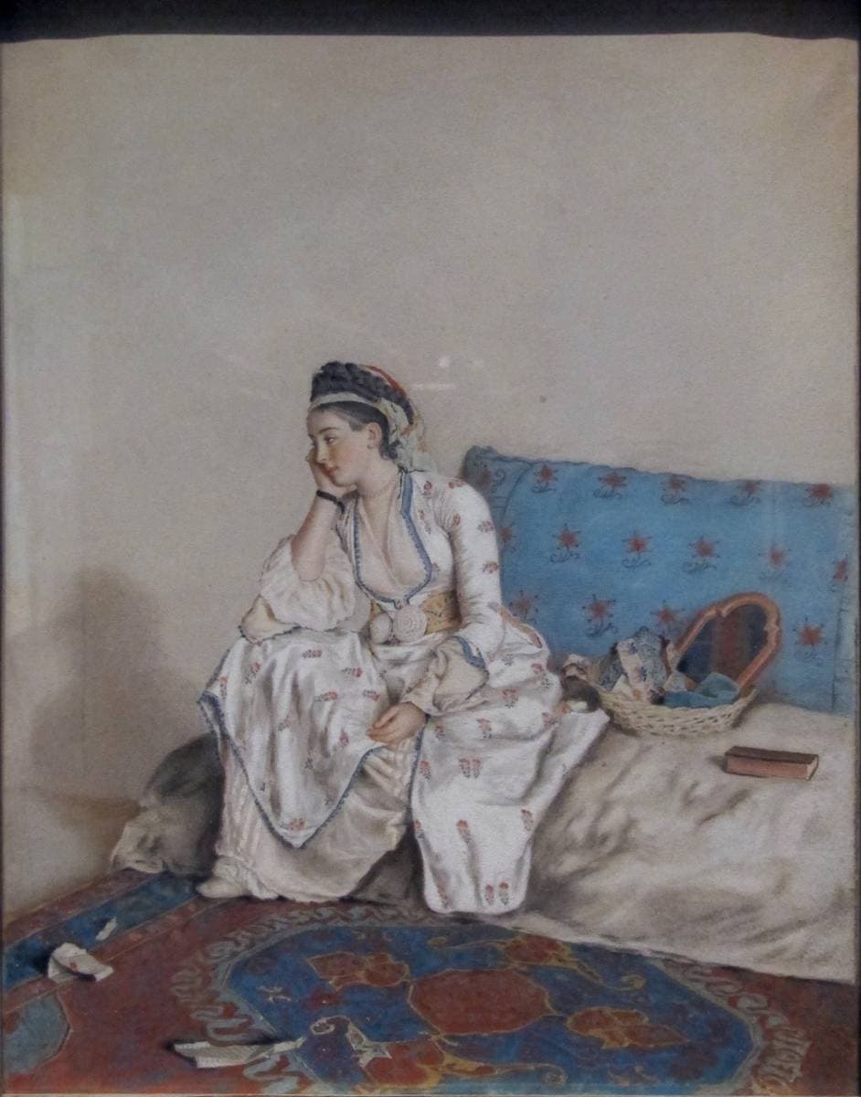 Portrait of Maria Gunning, Countess of Coventry — Jean-Étienne Liotard