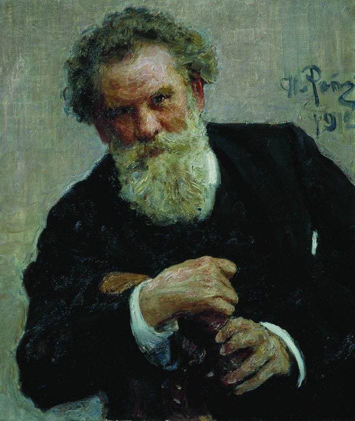Portrait of the Author Vladimir Korolemko — Ilya Repin