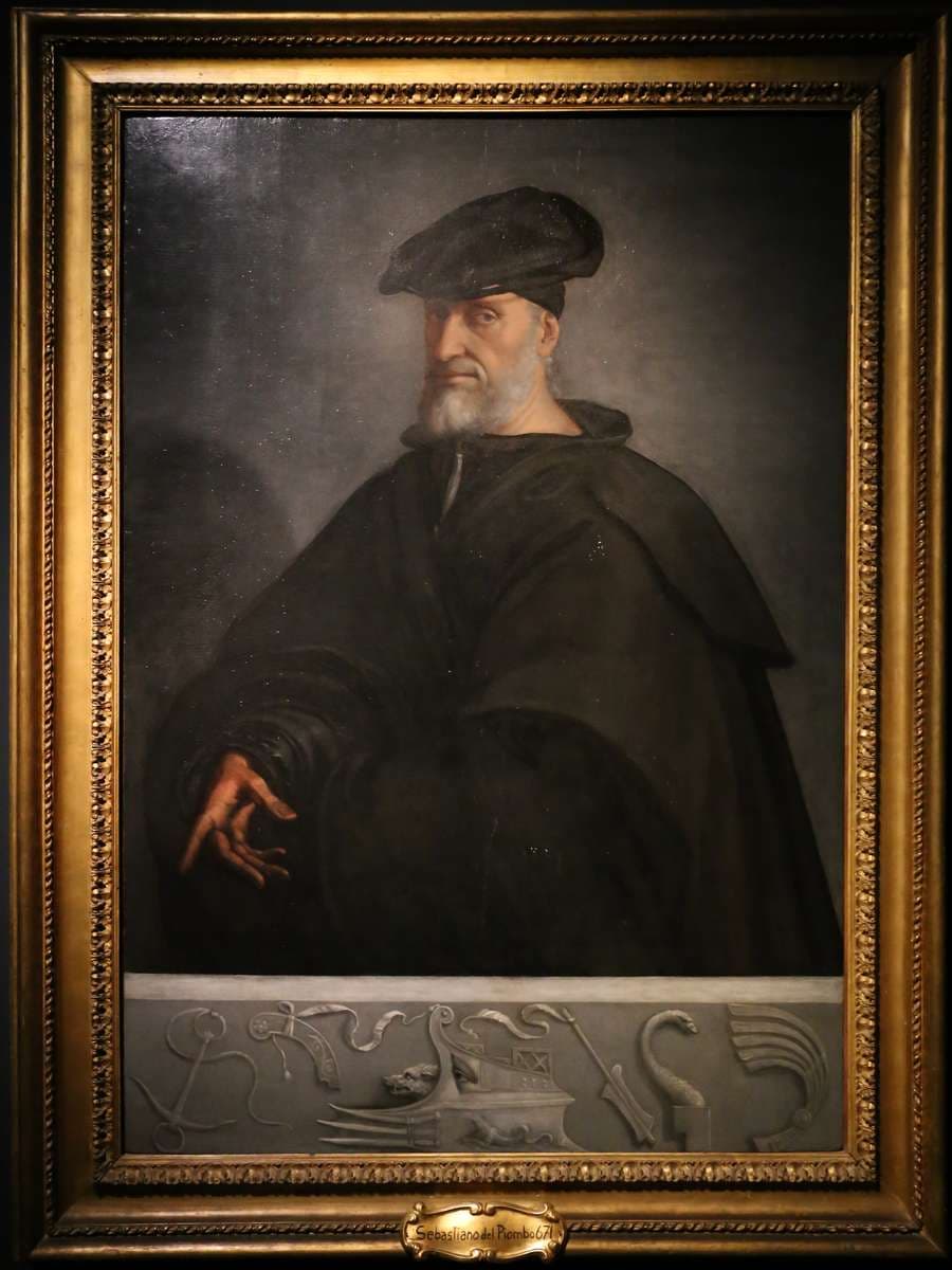 Portrait of Andrea Doria — Sebastiano del Piombo