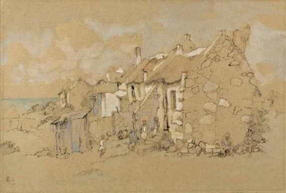 Figures and Cottages — Gregoire Boonzaier