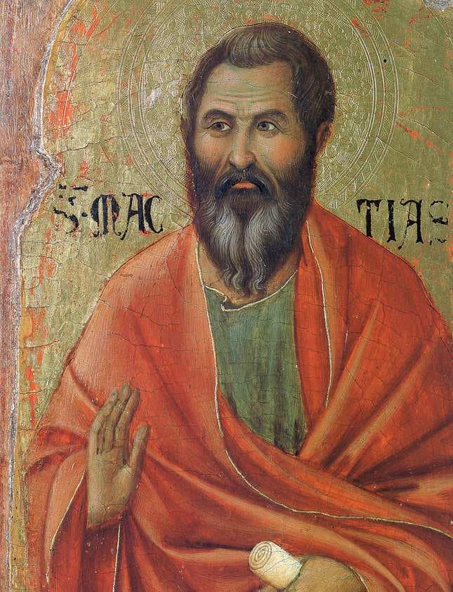 Apostle Matthias — Duccio