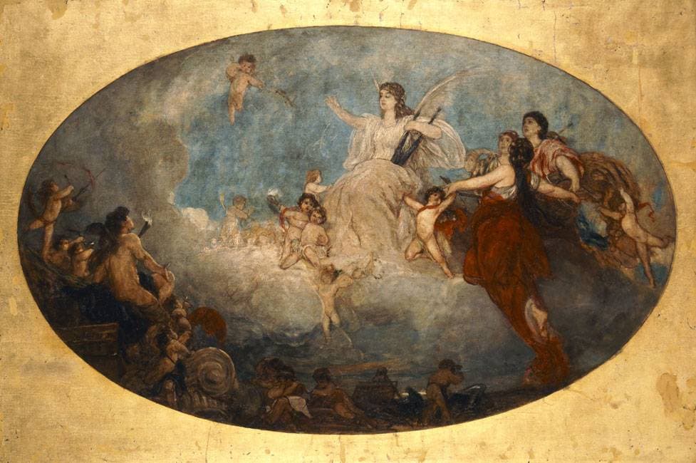 The liberal arts with their spirits — Nikolaos Gyzis