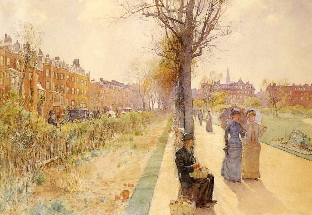Boston Common — Childe Hassam