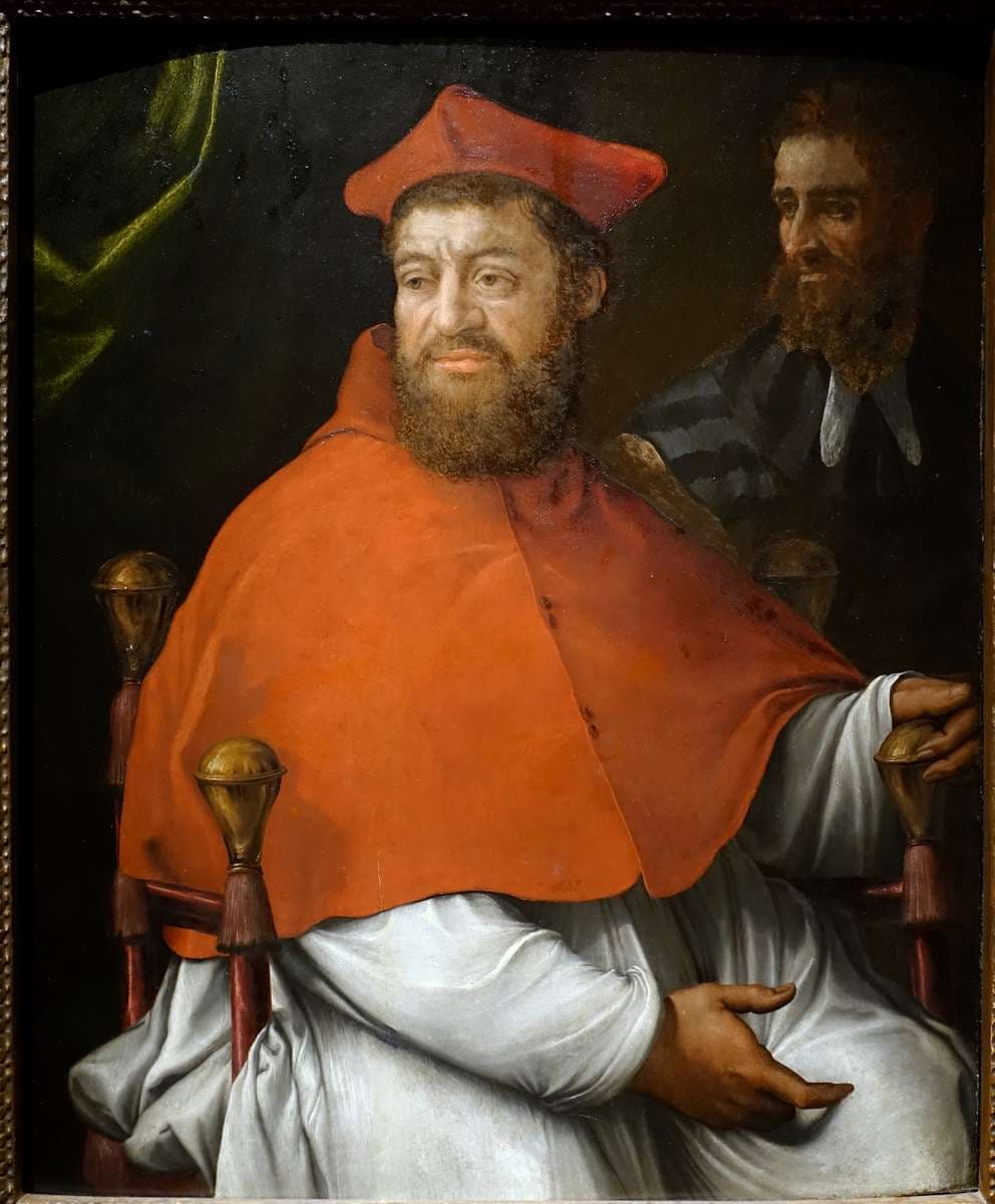 Portrait of Cardinal Giovanni Salviati and Giovanni da Cepperello — Sebastiano del Piombo