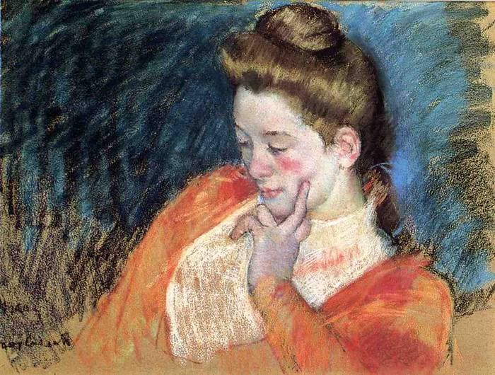 Portrait of a Young Woman — Mary Cassatt