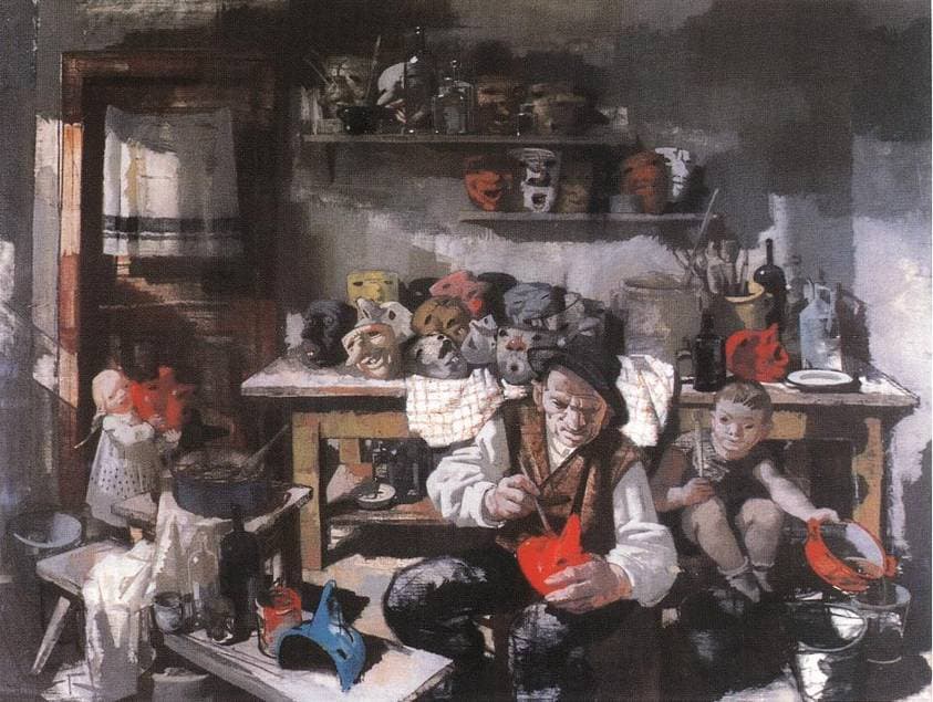 The Mask Maker — Vilmos Aba-Novák