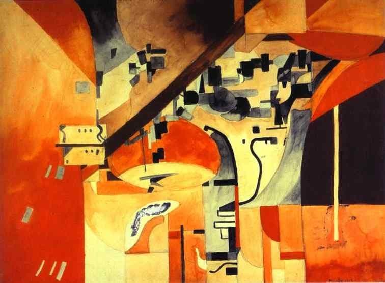 New York as Seen from Across the Body — Francis Picabia