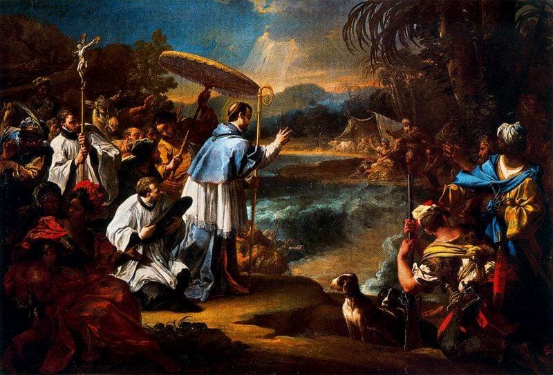 Milagro De Santo Toribio — Sebastiano Conca