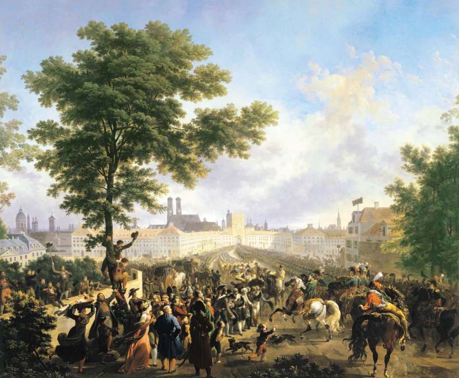 Napoleon's entry into Munich on October 24, 1805 — Nicolas-Antoine Taunay